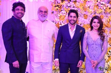 Celebs At Samantha Naga Chaitanya Wedding Reception